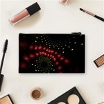 Background Texture Pattern Cosmetic Bag (Small) Back