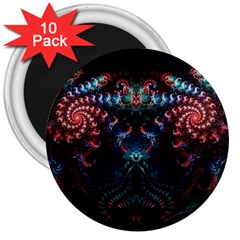 Background Texture Pattern 3  Magnets (10 Pack)  by Nexatart