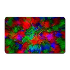 Color Art Bright Decoration Magnet (rectangular) by Nexatart