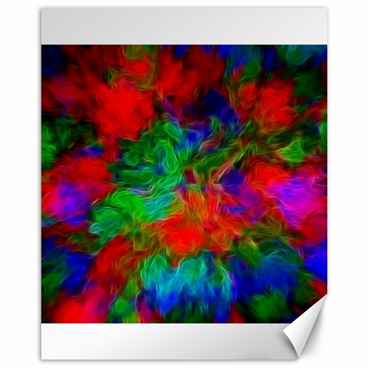 Color Art Bright Decoration Canvas 11  x 14 