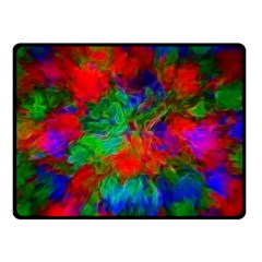 Color Art Bright Decoration Double Sided Fleece Blanket (small)  by Nexatart