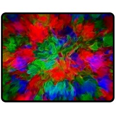 Color Art Bright Decoration Double Sided Fleece Blanket (medium)  by Nexatart