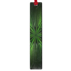 Green Fractal Art Artistic Pattern Large Book Marks by Nexatart