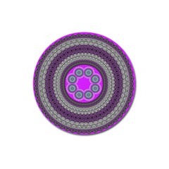 Round Pattern Ethnic Design Magnet 3  (round) by Nexatart