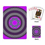 Round Pattern Ethnic Design Playing Cards Single Design Back