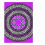 Round Pattern Ethnic Design Large Garden Flag (Two Sides) Front