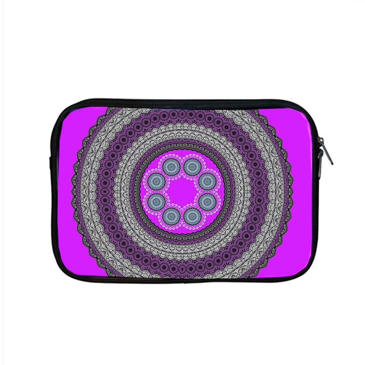 Round Pattern Ethnic Design Apple MacBook Pro 15  Zipper Case