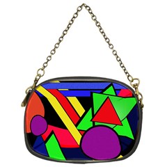 Background Color Art Pattern Form Chain Purse (one Side) by Nexatart