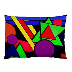 Background Color Art Pattern Form Pillow Case by Nexatart