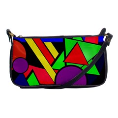 Background Color Art Pattern Form Shoulder Clutch Bag by Nexatart