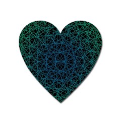 Background Lines Pattern Line Art Heart Magnet by Nexatart