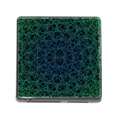 Background Lines Pattern Line Art Memory Card Reader (square 5 Slot) by Nexatart