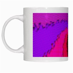 Art Abstract Pattern Color White Mugs by Nexatart