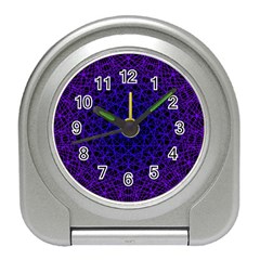 Background Lines Pattern Line Art Travel Alarm Clock by Nexatart