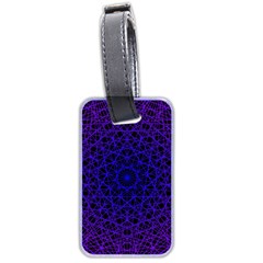 Background Lines Pattern Line Art Luggage Tags (two Sides) by Nexatart