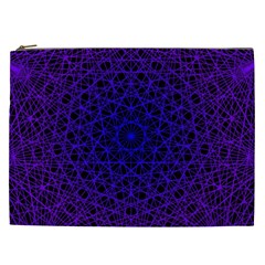 Background Lines Pattern Line Art Cosmetic Bag (xxl) by Nexatart