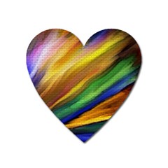 Graffiti Painting Pattern Abstract Heart Magnet by Nexatart