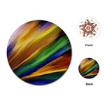 Graffiti Painting Pattern Abstract Playing Cards (Round) Front