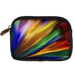 Graffiti Painting Pattern Abstract Digital Camera Leather Case by Nexatart