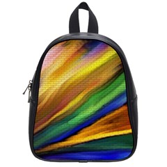 Graffiti Painting Pattern Abstract School Bag (small) by Nexatart