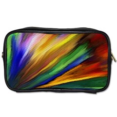 Graffiti Painting Pattern Abstract Toiletries Bag (one Side) by Nexatart