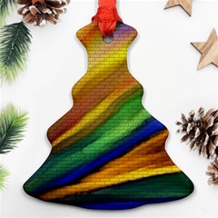 Graffiti Painting Pattern Abstract Christmas Tree Ornament (two Sides) by Nexatart