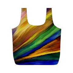 Graffiti Painting Pattern Abstract Full Print Recycle Bag (m) by Nexatart