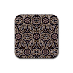 Pattern Decoration Abstract Rubber Coaster (square)  by Nexatart