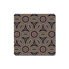 Pattern Decoration Abstract Square Magnet