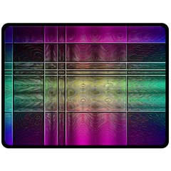 Abstract Desktop Pattern Wallpaper Fleece Blanket (large)  by Nexatart