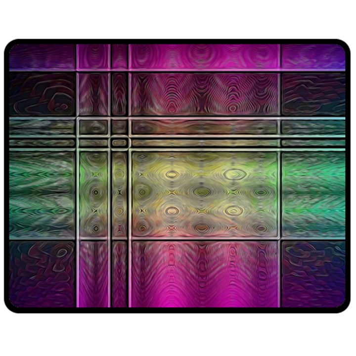 Abstract Desktop Pattern Wallpaper Fleece Blanket (Medium) 