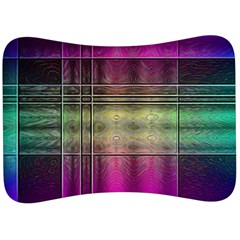 Abstract Desktop Pattern Wallpaper Velour Seat Head Rest Cushion