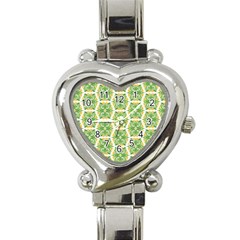 Pattern Abstract Decoration Flower Heart Italian Charm Watch by Nexatart