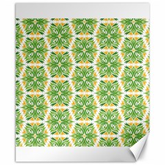 Pattern Abstract Decoration Flower Canvas 8  X 10  by Nexatart