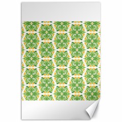 Pattern Abstract Decoration Flower Canvas 24  X 36  by Nexatart