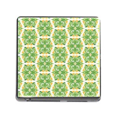 Pattern Abstract Decoration Flower Memory Card Reader (square 5 Slot) by Nexatart