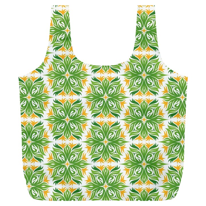 Pattern Abstract Decoration Flower Full Print Recycle Bag (XL)