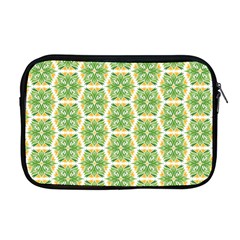 Pattern Abstract Decoration Flower Apple Macbook Pro 17  Zipper Case by Nexatart