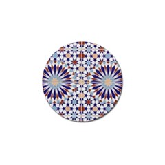 Morocco Essaouira Tile Pattern Golf Ball Marker (4 Pack) by Nexatart