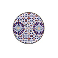 Morocco Essaouira Tile Pattern Hat Clip Ball Marker by Nexatart