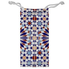 Morocco Essaouira Tile Pattern Jewelry Bag by Nexatart