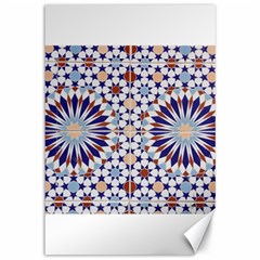 Morocco Essaouira Tile Pattern Canvas 12  X 18  by Nexatart