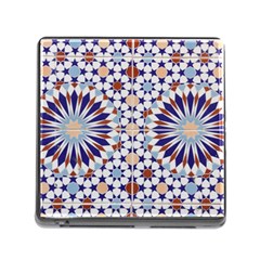 Morocco Essaouira Tile Pattern Memory Card Reader (square 5 Slot) by Nexatart