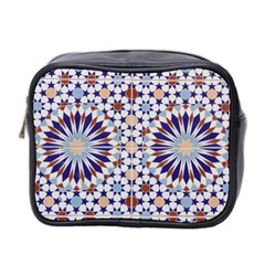 Morocco Essaouira Tile Pattern Mini Toiletries Bag (two Sides) by Nexatart