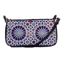 Morocco Essaouira Tile Pattern Shoulder Clutch Bag by Nexatart