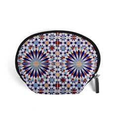 Morocco Essaouira Tile Pattern Accessory Pouch (small) by Nexatart