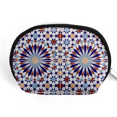 Morocco Essaouira Tile Pattern Accessory Pouch (medium) by Nexatart