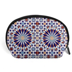 Morocco Essaouira Tile Pattern Accessory Pouch (large) by Nexatart