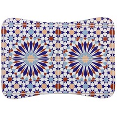 Morocco Essaouira Tile Pattern Velour Seat Head Rest Cushion by Nexatart