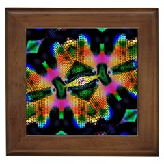 Butterfly Color Pop Art Framed Tiles by Nexatart